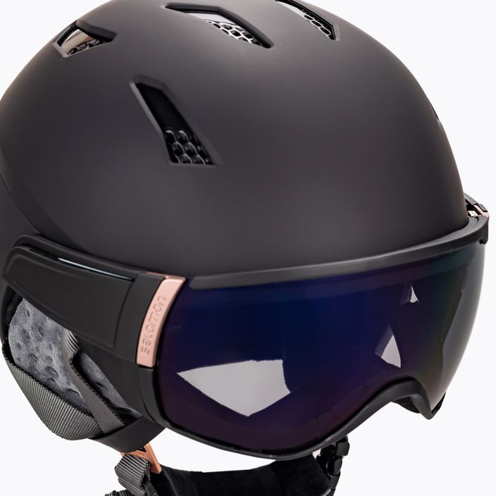 Women's ski helmet Salomon Mirage S black L40537600 7
