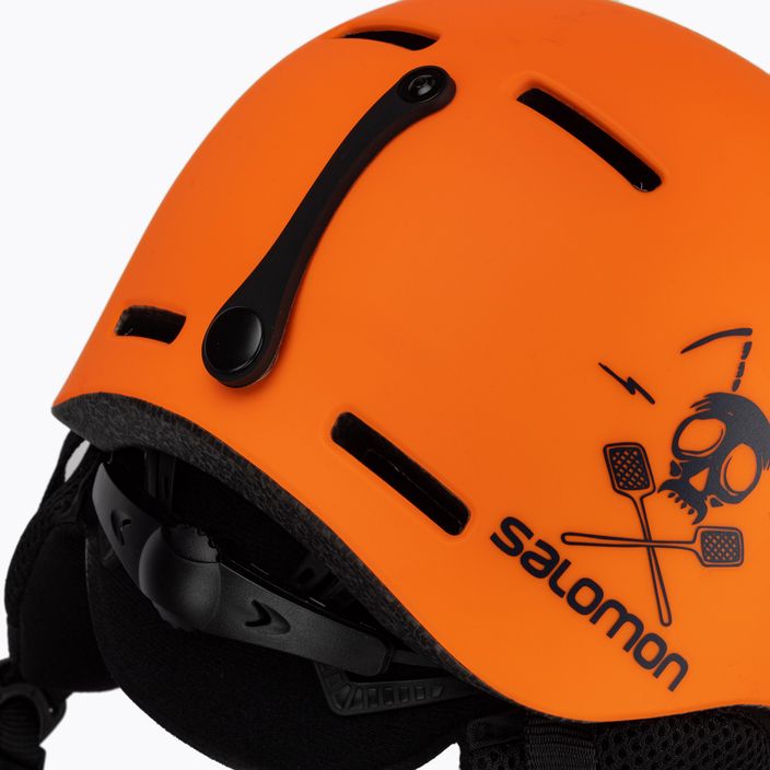 Salomon Grom children's ski helmet orange L40836500 6