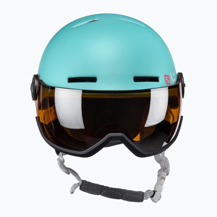 Konkurrere Kridt Hyret Children's ski helmet Salomon Grom Visor S2 blue L40837000 - Sportano.com