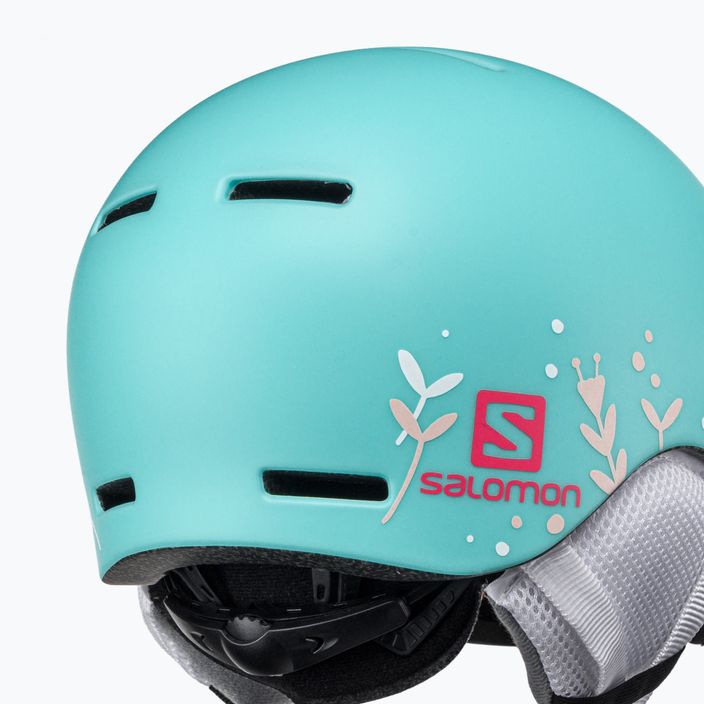 Children's ski helmet Salomon Grom Visor S2 blue L40837000 7