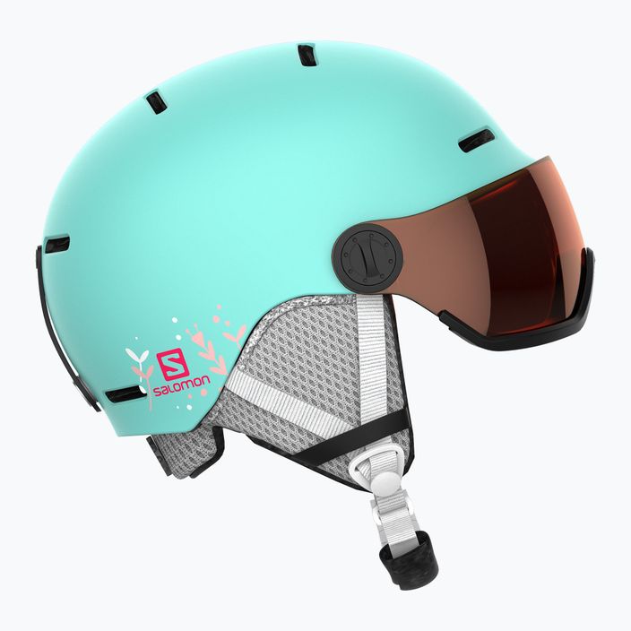 Children's ski helmet Salomon Grom Visor S2 blue L40837000 8