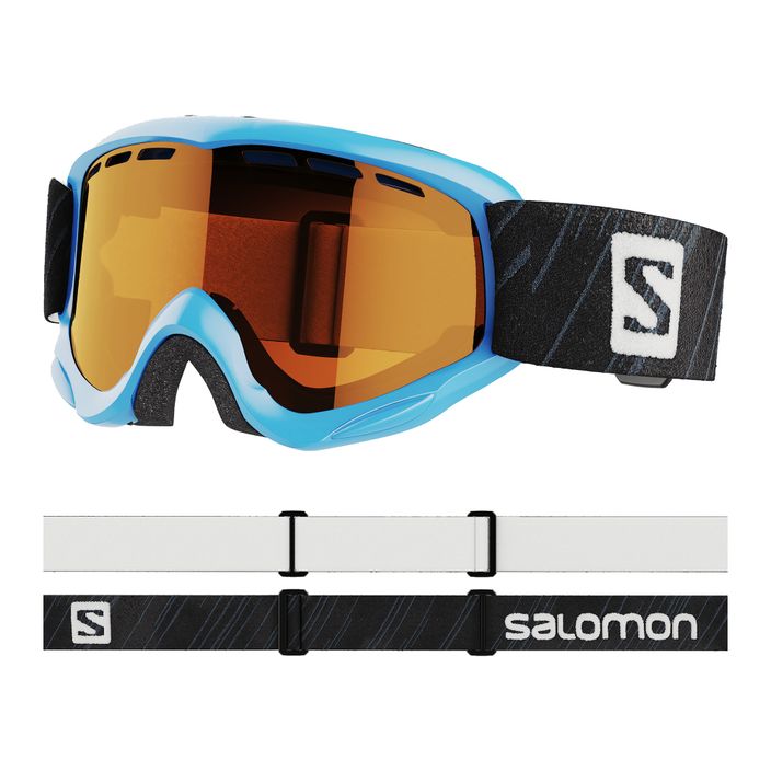 Salomon Juke Access blue/standard tonic orange children's ski goggles L40848200 6
