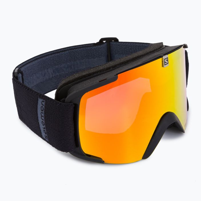 Salomon Xview Photo ski goggles black/mild red L40844400