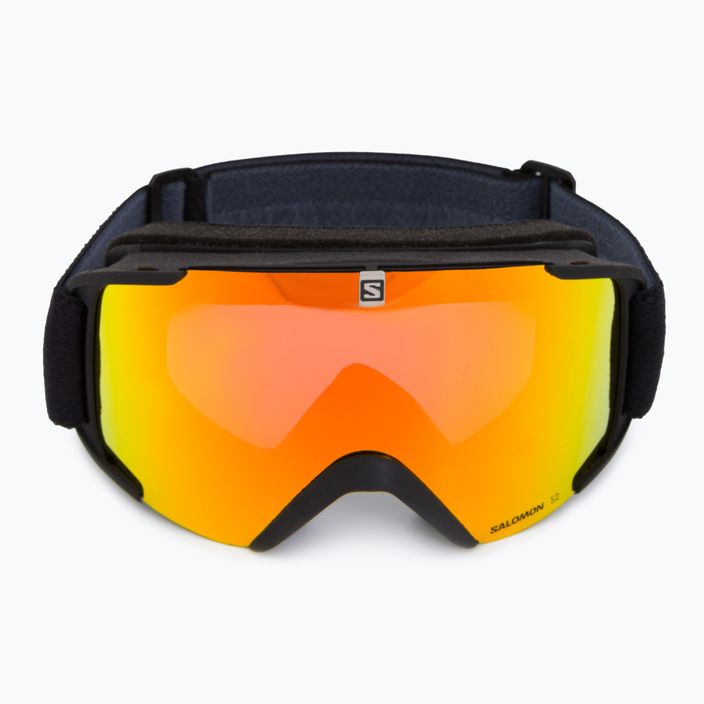 Salomon Xview Photo ski goggles black/mild red L40844400 2