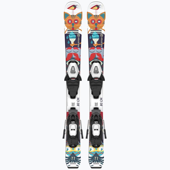 Children's downhill skis Salomon T1 XS + C5 colour L40891100 9