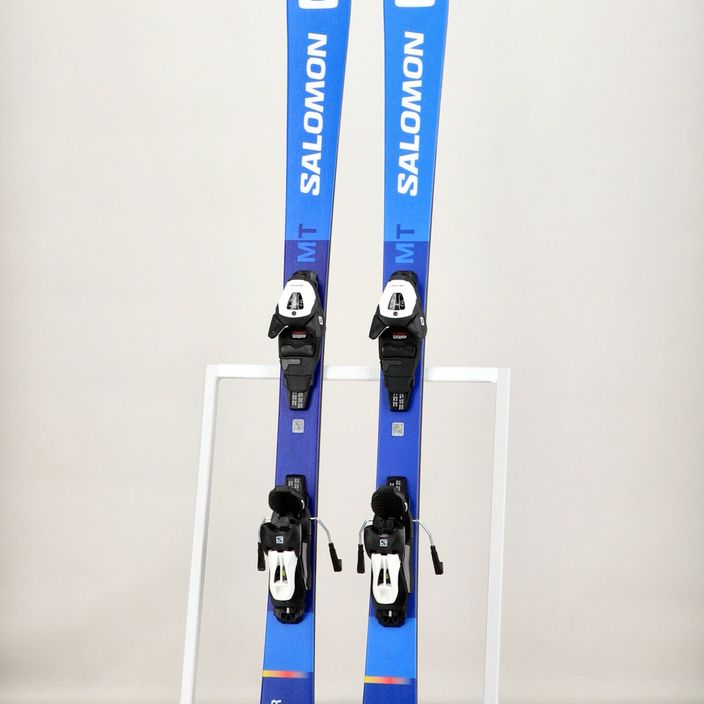 Children's downhill skis Salomon S/Race MT Jr + L6 race blue/white 13