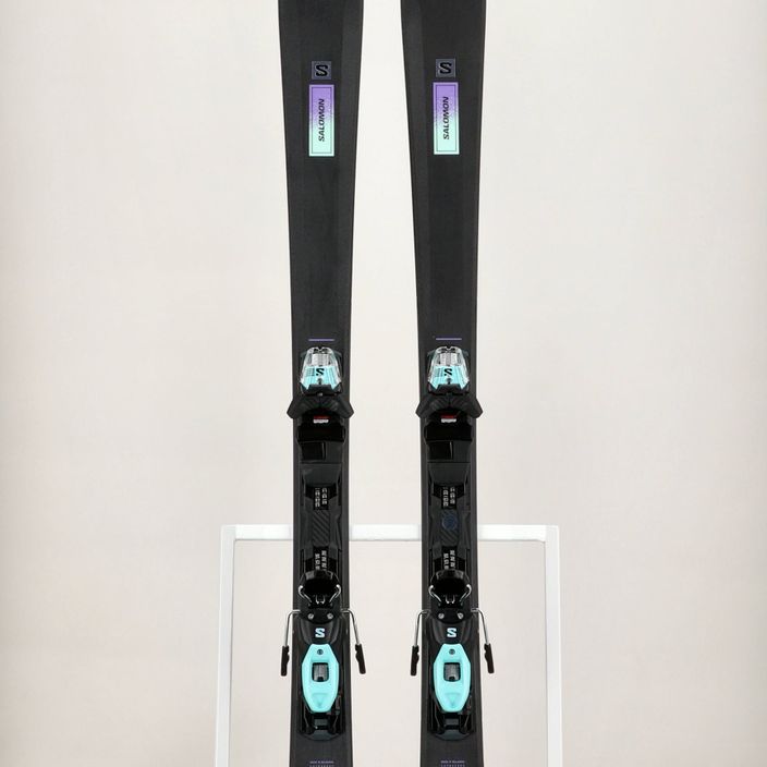 Women's downhill skis Salomon S/Max N6 XT + M10 GW black/paisley purple/beach glass 13
