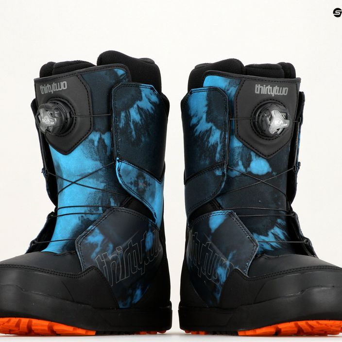 Men's ThirtyTwo Lashed Double Boa '23 tie dye snowboard boots 7