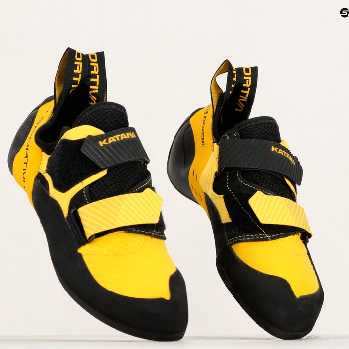 Men's La Sportiva Katana climbing shoe yellow/black 12