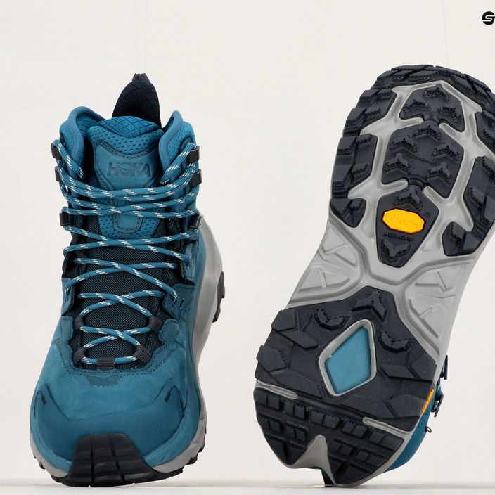 Men's trekking boots HOKA Kaha 2 GTX blue coral/blue graphite 17
