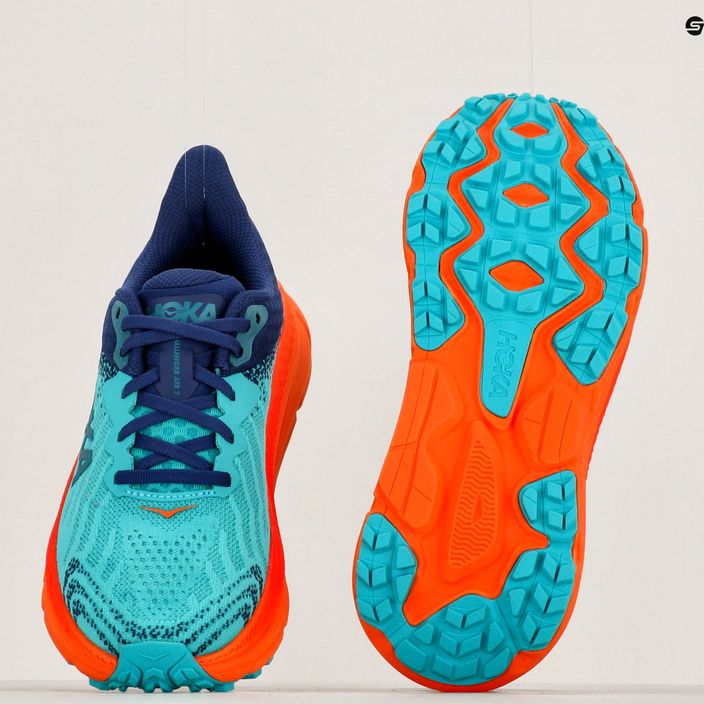 Women's running shoes HOKA Challenger ATR 7 ceramic/vibrant orange 17