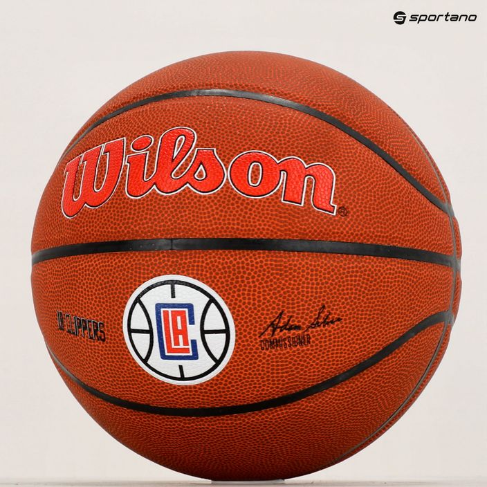 Wilson NBA Team Alliance Los Angeles Clippers basketball WTB3100XBLAC size 7 6
