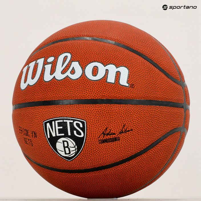 Wilson NBA Team Alliance Brooklyn Nets basketball WTB3100XBBRO size 7 6