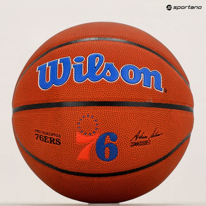 Wilson NBA Team Alliance Philadelphia 76ers basketball WTB3100XBPHI size 7 6