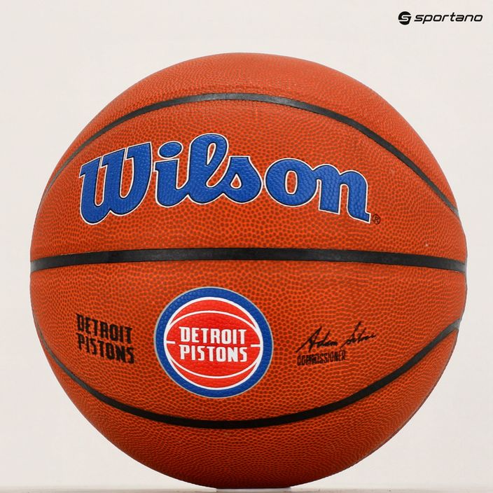 Wilson NBA Team Alliance Detroit Pistons basketball WTB3100XBDET size 7 6
