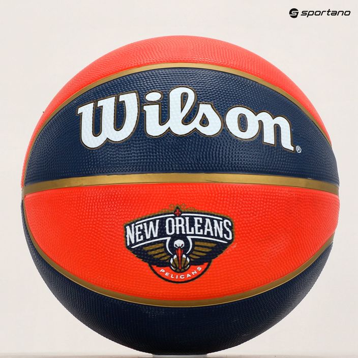 Wilson NBA Team Tribute New Orleans Pelicans basketball WTB1300XBNO size 7 7