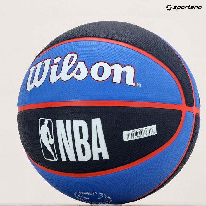Wilson NBA Team Tribute Philadelphia 76ers basketball WTB1300XBPHI size 7 7