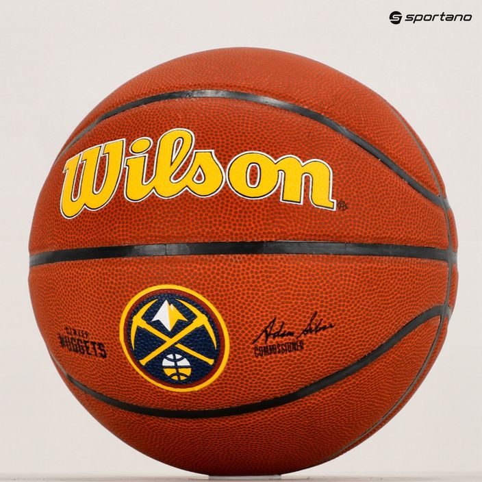 Wilson NBA Team Alliance Denver Nuggets basketball WTB3100XBDEN size 7 6