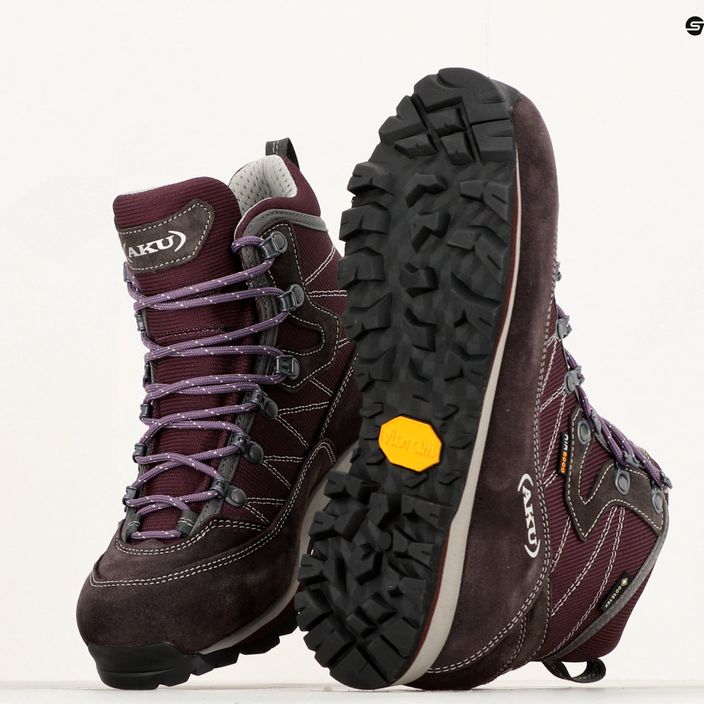 AKU Trekker Lite III GTX violet/grey women's trekking boots 14