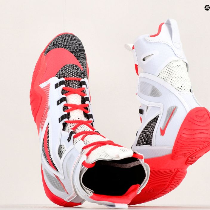 Nike Hyperko 2 white/bright crimson/black boxing shoes 12