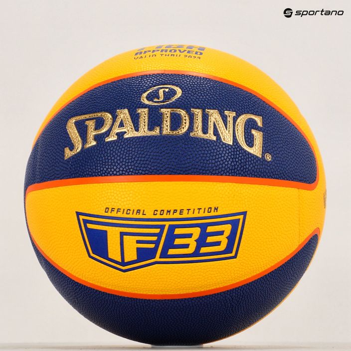 Spalding TF-33 Gold basketball 76862Z size 6 5