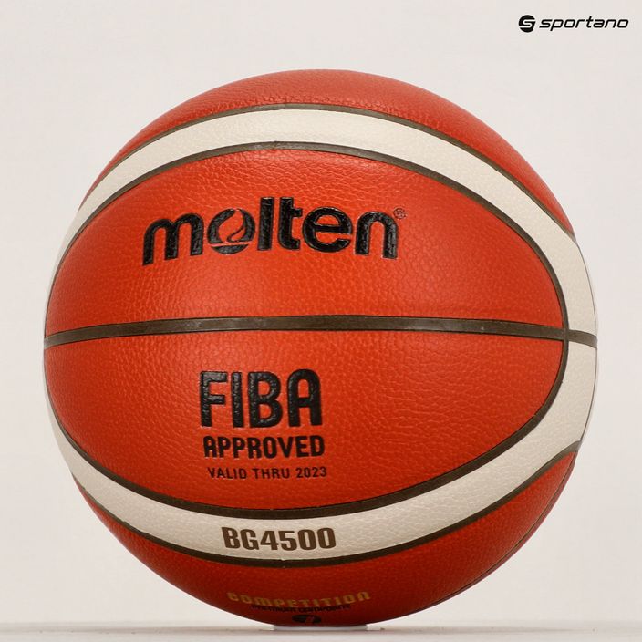 Molten basketball B7G4500 FIBA orange/ivory size 7 8