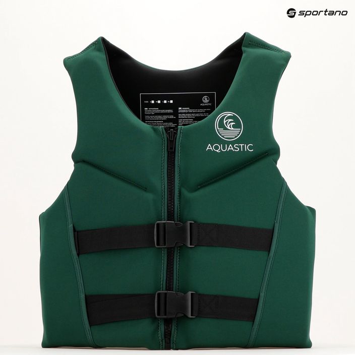 Men's AQUASTIC AQS-LVM safety waistcoat green 8