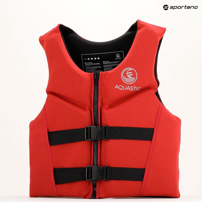 Men's buoyancy waistcoat AQUASTIC AQS-LVM red 8