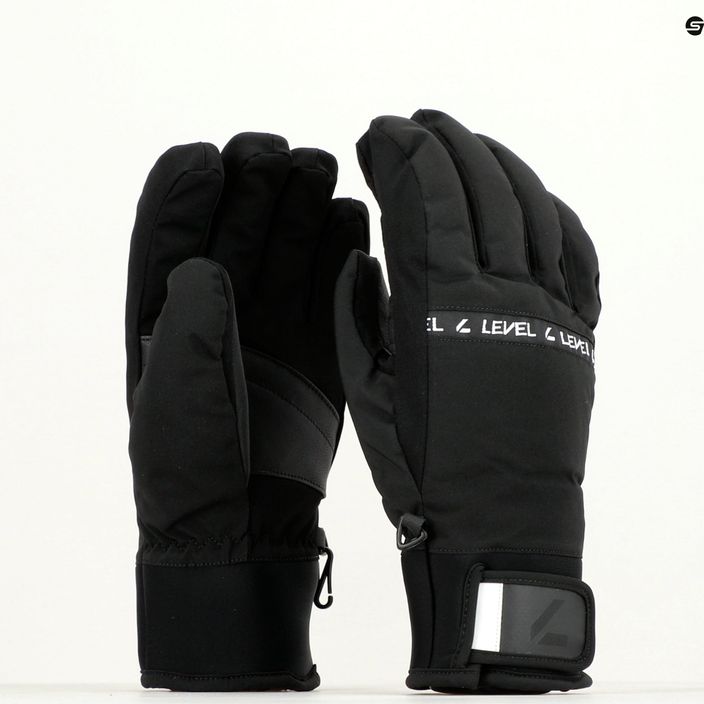Men's ski gloves Level Hawk black 8