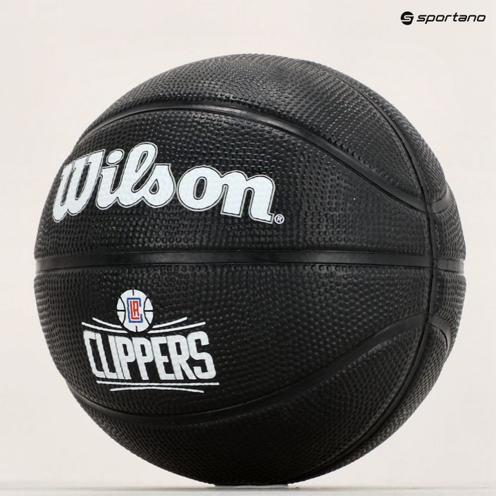 Wilson NBA Team Tribute Mini Los Angeles Clippers basketball WZ4017612XB3 size 3 9