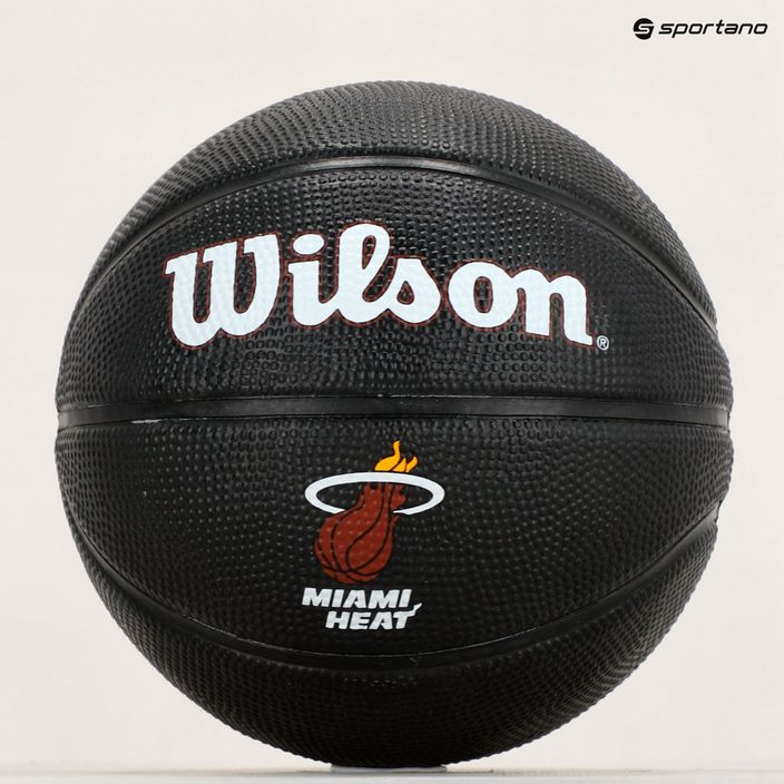 Wilson NBA Tribute Mini Miami Heat basketball WZ4017607XB3 size 3 9