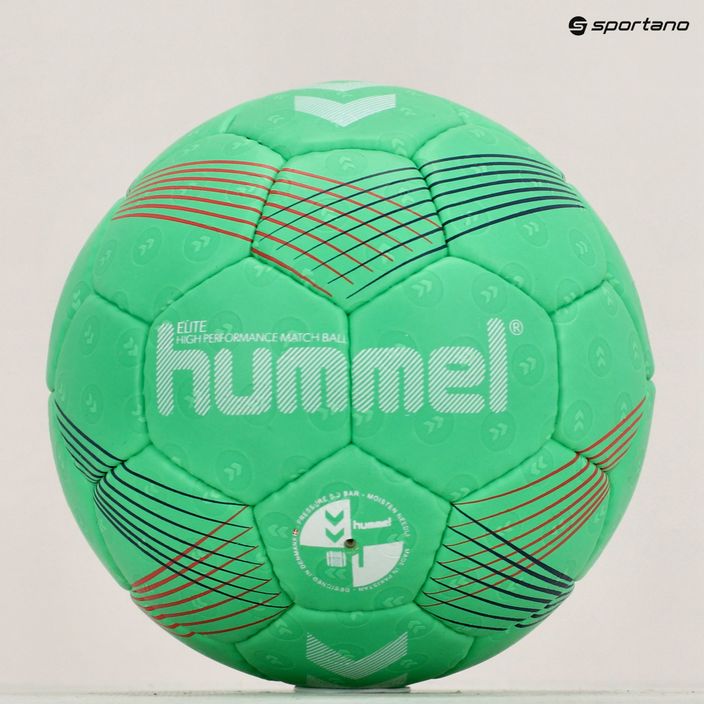 Hummel Elite HB handball green/white/red size 1 5