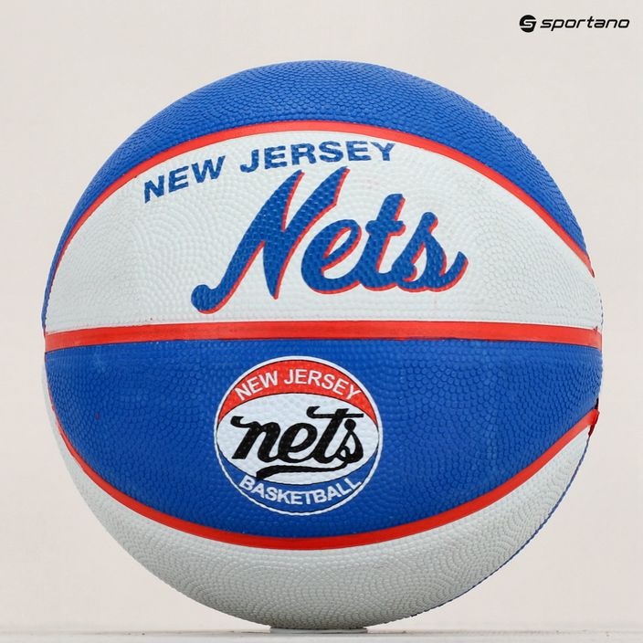 Wilson NBA Team Retro Mini Brooklyn Nets basketball WTB3200XBBRO size 3 5
