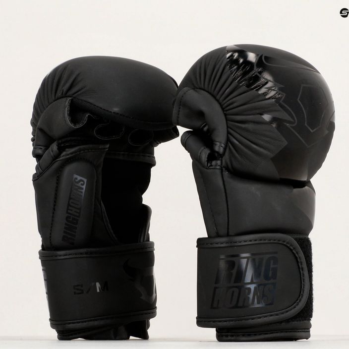 Ringhorns Charger Sparring MMA Gloves black/black 12
