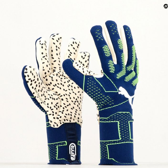 PUMA Future Ultimate Nc Persian blue/pro green goalkeeper's gloves 9