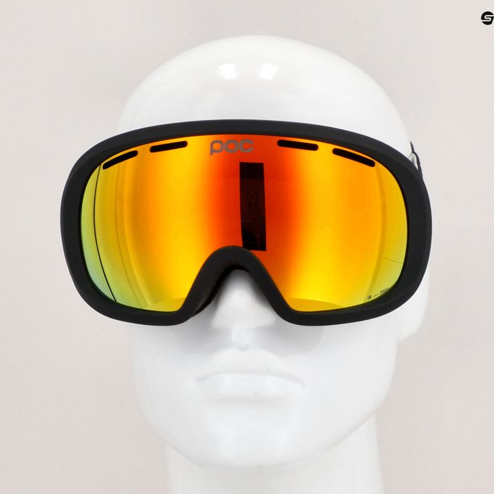 Ski goggles POC Fovea Mid uranium black/partly sunny orange 6