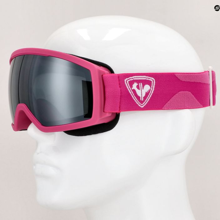 Rossignol Toric pink/smoke silver children's ski goggles 6