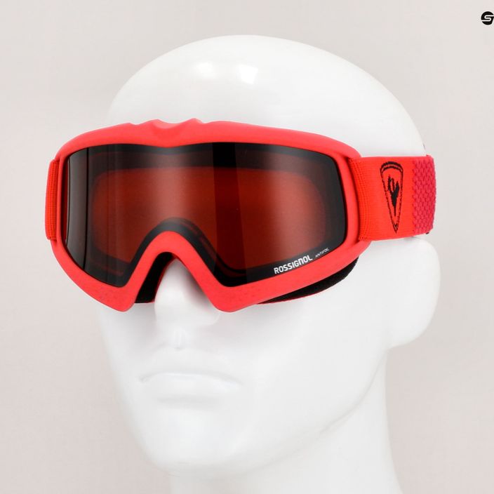 Rossignol Raffish red/orange children's ski goggles 6