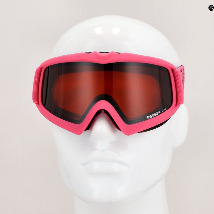 Rossignol Raffish pink/orange children's ski goggles 6