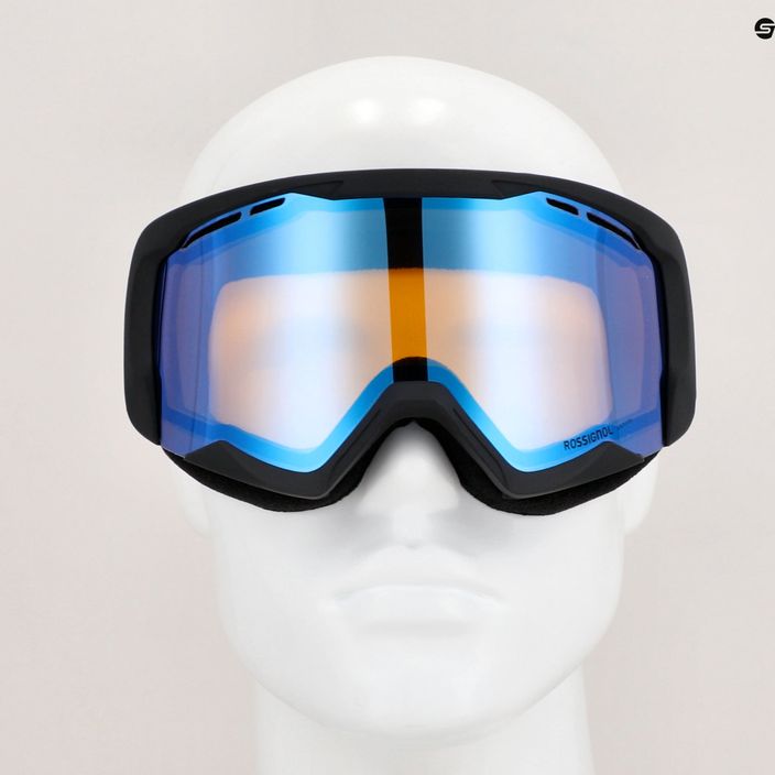 Rossignol Spiral Mirror ski goggles black/yellow blue 6