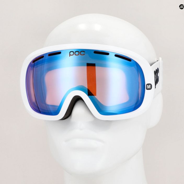 Ski goggles POC Fovea Mid Photochromic uranium white/light pink/sky blue 6