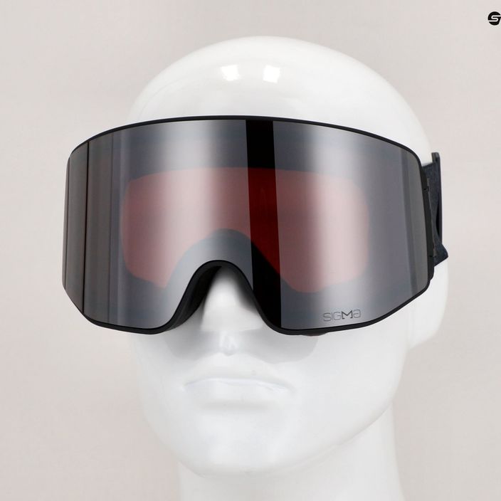 Salomon Sentry Prime Sigma black/gun metal/silver pink ski goggles 7