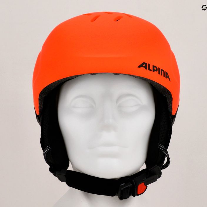 Children's ski helmets Alpina Pizi neon/orange matt 14