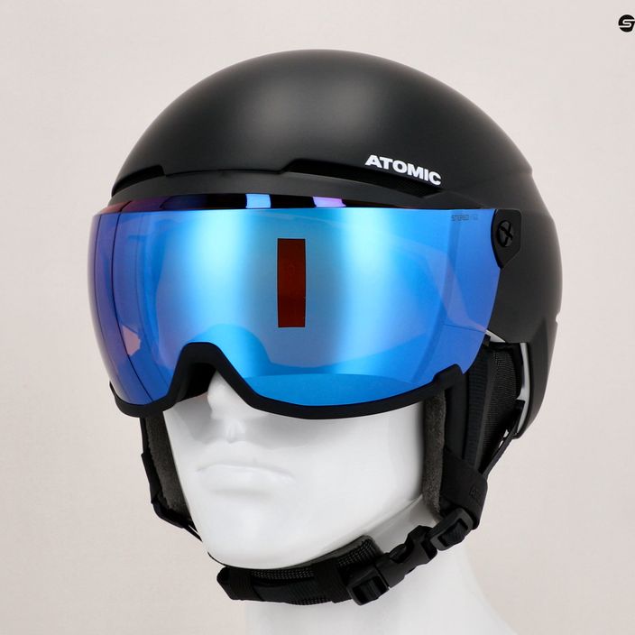 Men's Atomic Savor Visor Stereo Ski Helmet Black AN500571 9