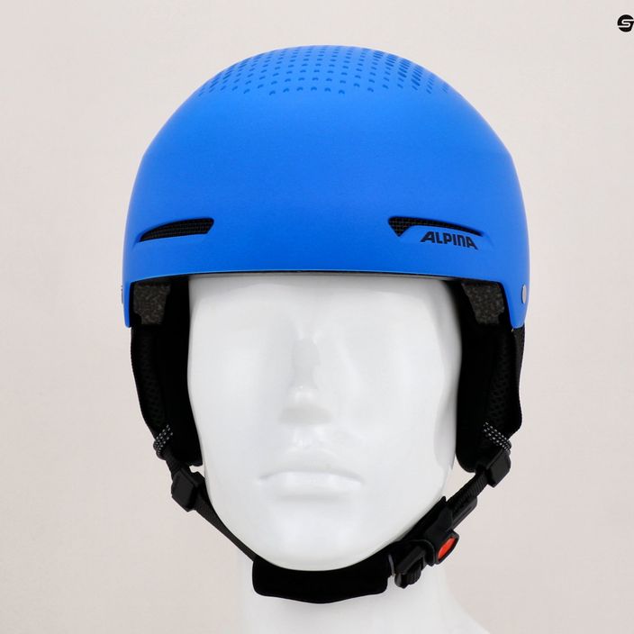 Children's ski helmets Alpina Zupo blue matt 9