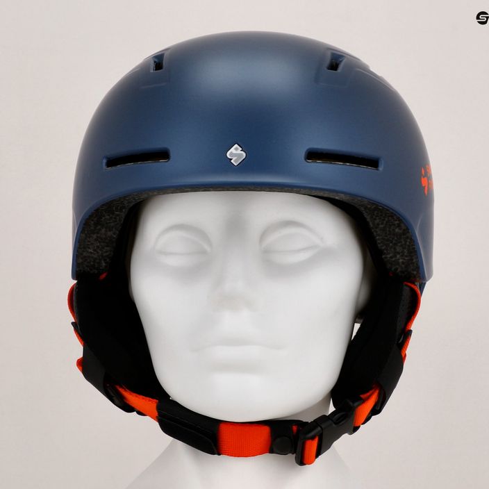 Children's ski helmet Sweet Protection Winder MIPS Jr night blue metallic 12