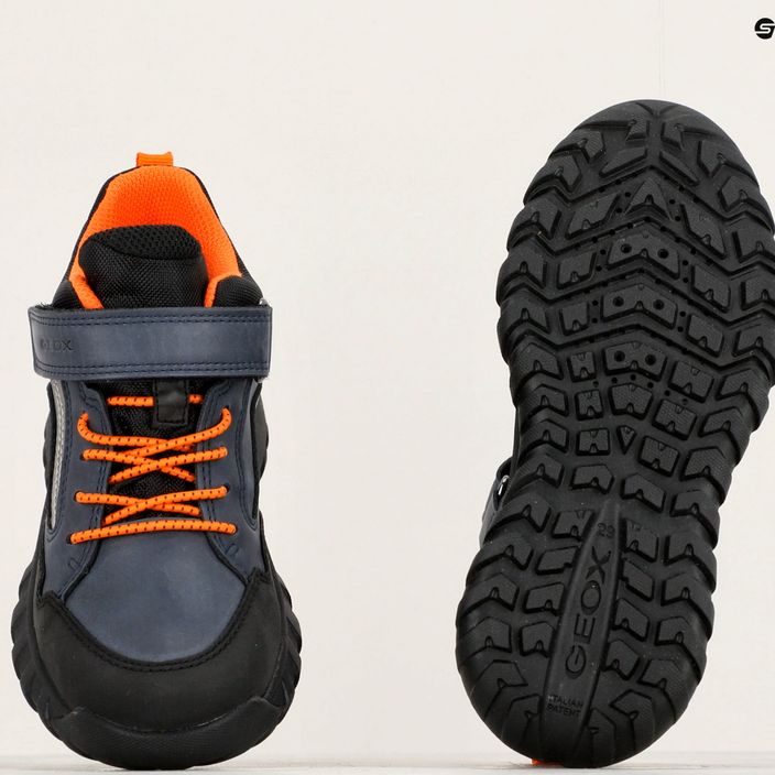 Geox Simbyos Abx junior shoes navy/blue/orange 8