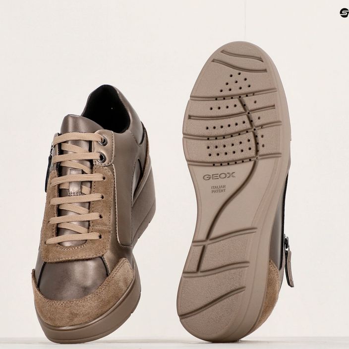 Geox women's shoes Ilde metallic gold 15