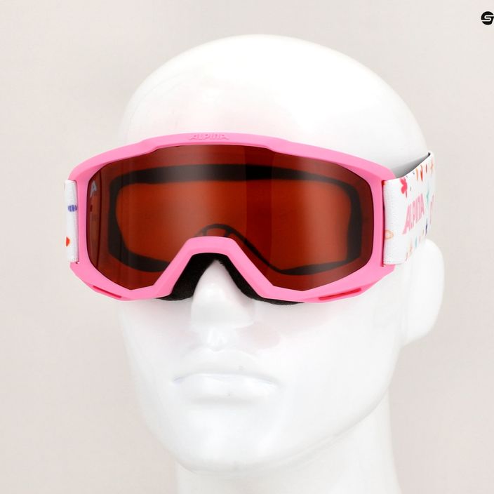 Children's ski goggles Alpina Piney rose/rose matt/orange 5