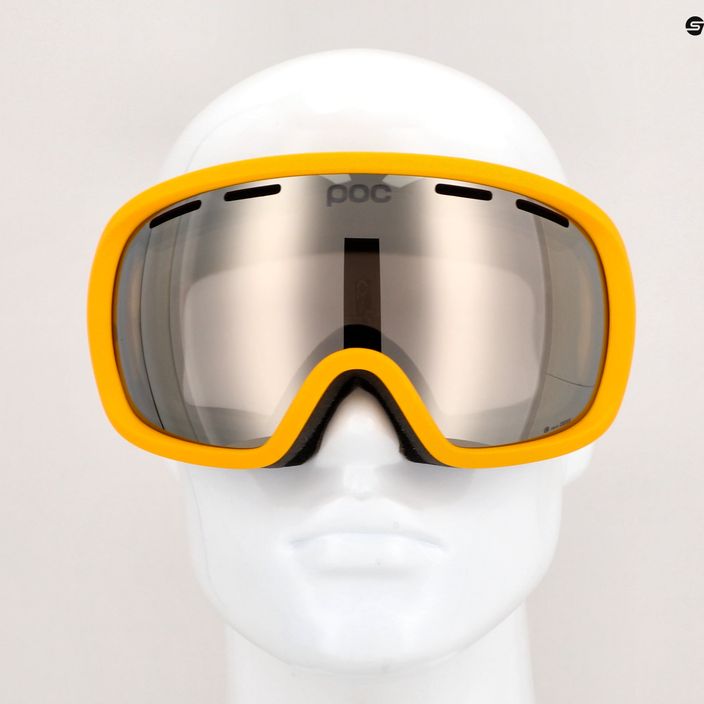 Ski goggles POC Fovea sulphite yellow/partly sunny ivory 10